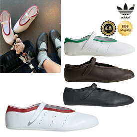 ★日本未入荷 26SS 配送無料★ [ADIDAS] JQ6939 JQ6940 LA6370 LA6371 STAN SMITH LO BALLETレディース ストラップ フラット シューズ ロープロファイル バレエ 韓国 春夏 デイリー ミニマル カジュアル コーデ提案 デニム スカート ソックス スタンスミス ローバレエ