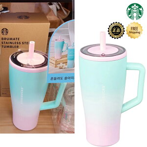 ���z�������� [STARBUCKS KOREA] SS Surf Beach Brumate Era Cold Cup 887ml �؍����� �u���[���C�g �R�[���h�J�b�v �X�e�����X �^��f�M �ۗ� �X�g���[�t�� �n���h���t�� ��e�� 30oz �J�t�F �M�t�g �v���[���g