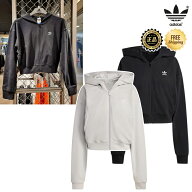★日本未入荷 26SS 配送無料★ [adidas] KE3215 KE3219 Essentials French Terry Hoodie クロップドパー…