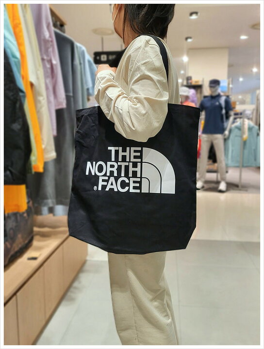 楽天市場 配送無料 公式 The North Face Cotton Canvas Tote Nn2pn65 ノースフェイス ホワイトラベル White Label エコバッグ サブバッグ 補助カバン キャンパス 大容量 かわいい コーデ レディース メンズ アイボリー ブラック 韓国 新作 限定 22 ペイズリー