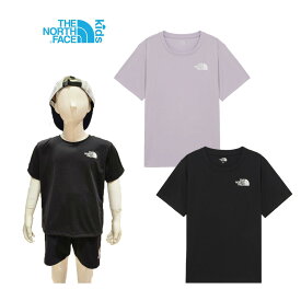 送料無料 [THE NORTH FACE] NT7UR07 K'S RECOVERY S/S R/TEE キッズ 半袖 Tシャツ 男女兼用 小柄 スモール 大人 レディース 男の子 女の子 ジュニア 無地 丸襟 クルーネック Uネック シンプル 無地 ホワイトレーベル ノースフェイス 人気 かわいい おしゃれ