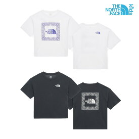 送料無料 [THE NORTH FACE] NT7UR12 K'S LITTLE GLAMP S/S R/TEE 大人もOK キッズ 半袖 Tシャツ 男女兼用 小柄 スモール レディース 男の子 女の子 ペイズリー 無地 丸襟 クルーネック Uネック シンプル 無地 ホワイトレーベル ノースフェイス 人気 かわいい おしゃれ