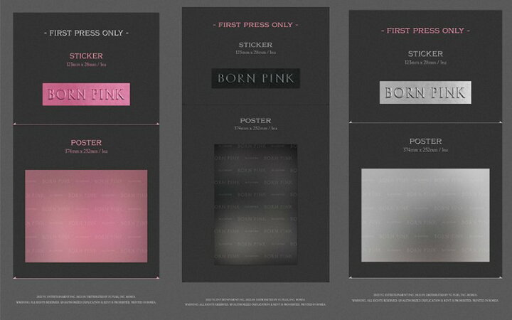 楽天市場】☆配送無料☆9月20日発送☆[YG Entertainment]☆BLACK PINK 