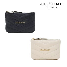 送料無料 [JILLSTUART] QUILTING LEATHER ZIPPER CARD CASE JAWA4F860N2 JAWA4F861I2 カードケース コインケース 小銭入れ ミニ コンパクト 小物入れ 財布 ジッパー ファスナー キルティング ネイビー ホワイト ベージュ 韓国 レディース ジル かわいい おしゃれ コーデ
