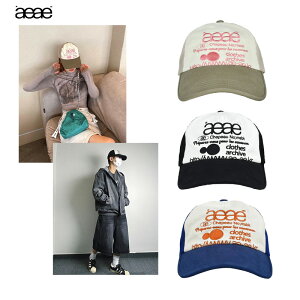 �z������ [AEAE] WEB LOGO MESH CAP �G�[�C�[�G�[�C�[ �L���b�v �X�q ���b�V�� ���f�B�[�X �����Y �؍� �u�����h �[�� �T�C�Y���� �X�g���b�v �{�[���L���b�v �� �R�b�g�� �l�C �h�J ���S �J�W���A��