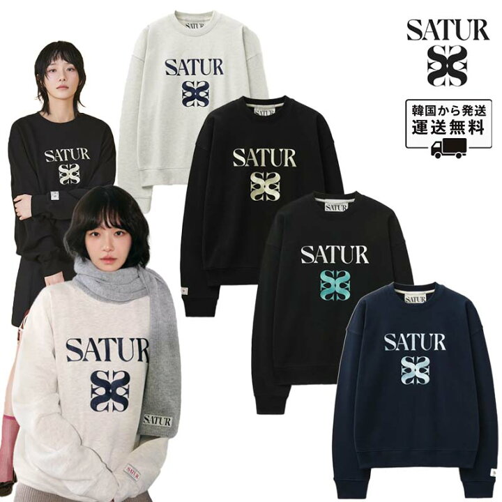 楽天市場】☆送料無料☆[SATUR]☆Classic Logo Sweatshirt スウェット 