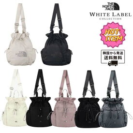 【11月28日再入荷！】[THE NORTH FACE]NN2PR61 NN2PR61L NN2PR83K NN2PR62 BONNEY PACK M 金属ロゴ ショルダーバッグ バックパック クロスバッグ トートバッグ 3WAY 巾着 斜め掛け 肩掛け レディース メンズ ホワイトレーベル 韓国 限定 バケツ型バッグ かわいい