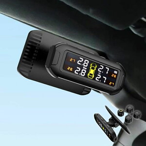 TPMS �^�C����C���Z���T�[ ���� �z���s�v �\�[���[ USB�[�d �l�փZ�b�g �ԗp �^�C�� ���S ��C�����j�^�[ �O�� �o���u�L���b�v IP67�h�� �l�֑�����C���Ď� �ėp �y������ ��p�� SUV ���ʎ� ��