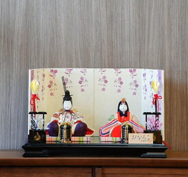 【送料無料】【最短即日出荷】【購入特典あり】ひなろこ 木目込み人形 48幅 雛人形 木目込み人形 ひな人形 桃の節句 おひな様 刺繍裳袴 オルゴール 被布着 お手入れセット 選べる名前旗
