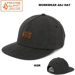 VOLCOM �{���R���y Workwear Adjustable Hat - AQK �z V_D5512503�@���[�N�E�G�A�@CAP �L���b�v �X�q �@2026 S/S ���{���K�i