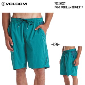 VOLCOM �{���R�� PRINT PATCH JAM TRUNKS 19 (RFG) VBS261027 �n�C�u���b�h�V���[�c�@�X�g���b�` �������p�@�@�V���[�g�p���c�@2026S/S