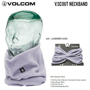 VOLCOM V.SCOUT NECKBAND {R@lbNoh y LVA - LAVENDER AURA zK5552602 2026SNOW {Ki@lbNEH[}[@[֑Ή