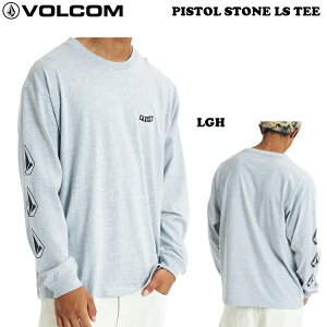 VOLCOM �{���R�� �y PISTOL STONE LS TEE - LGH �z VLT261011 ����T�@�����O�X���[�u�V���c �V���c ���[���֑Ή� 2026 S/S