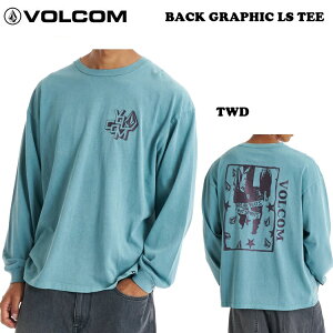 VOLCOM �{���R�� �y BACK GRAPHIC LS TEE - TWD �z VLT261012 ����T�@�����O�X���[�u�V���c �V���c ���[���֑Ή� 2026 S/S