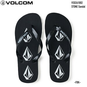 VOLCOM �{���R�� STONE Sandal VSD261002�y FBK �z 2026S/S Sandal �T���_�� ���{���K���i �r�[�`�T���_��