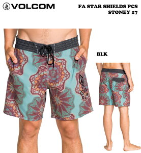 VOLCOM �{���R�� �y FA STAR SHIELDS PCS STONEY 17 - BLACK �zVBS262006 �X�g���b�` SURF TRUNKS �{�[�h�V���[�c �{���R�����{���K�i �@�T�[�t�g�����N�X�@�T�[�t�p���c�@�{�[�h�V���[�c 2026 S/S