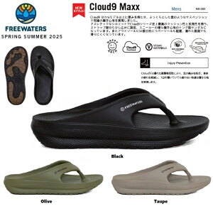 FREEWATERS t[EH[^[X Jo[T_y Cloud9 Maxx z Mens M's yeTCYz Sandal T_ {Ki r[`T_ NEhiC Y 2025 SPRING SUMMER XvOT}[f