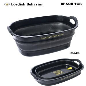 LORDISH BEHAVIOR ���[�f�B�b�V���r�w�C�r�A LB Beach tub �r�[�`�^�u (BLACK) �T�[�t�B�� �E�F�b�g�o�P�c �܂��ݎ� �T�[�t�B�� �A�E�g�h�A �֗��O�b�Y�@LB