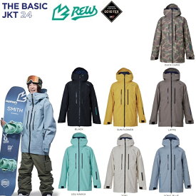 REW THE BASIC JACKET GORE-TEX 24/25 アールイーダブリュー/ベーシックジャケット　ゴアテックス/GORE防水ウェア　2025 REW