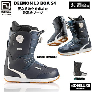 DEELUXE BOOTS/fB[bNX 24-25 DEEMON C3 BOA S4 J[:NIGHT RUNNER /fB[@T[tBbg 2025 DEELUXE{Ki@ۏ؏tyT[Ci[@X܂ɂĔM^Iz@I24-25