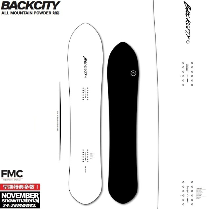 楽天市場】【予約商品】NOVEMBER ノベンバースノーボード BACKCITY  