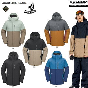 VOLCOM L GORE-TEX JACKET@24-25 /{R@GSA@WPbg@GORE-TEX 2LAYER SAebNX/hWPbg/SA/GOREhEFA/obNJg[dl/SNOWBOARD/Xm[{[h@2025@VOLCOM JAPANKi