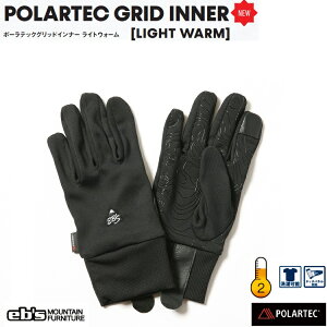 Eb's/GrX@POLARTEC GRID INNER yLIGHT WARMzBK/BK |[ebN@Obh@CgEH[Xm[{[hpO[uCi[[֑ΉI@4500037 @2026