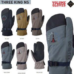 VOLUME/{[ GLOVES THREE KING@LEATHER MODEL GORE-TEX/SAebNX@X[LO2026  H[ /Xm[{[hO[u/hO[u 25-26