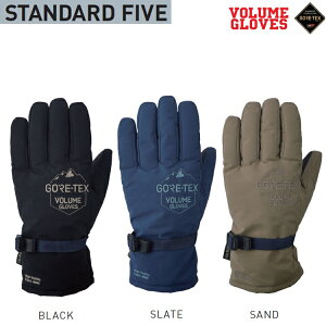 VOLUME/{[ GLOVES Standard FIVE GORE-TEX/SAebNX@X^_[ht@Cu@2026  H[ /Xm[{[hO[u/hO[u/25-26