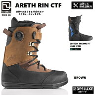 DEELUXE BOOTS/ディーラックス 25-26 ARETH RIN CTF カラー:BROWN /アースリン DEELUXE×ARETH　サーモフ…