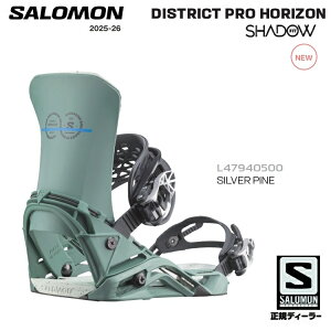 SALOMON 25-26 DISTRICT PRO HORIZON@J[: SILVER PINE@/ T@fBXgNg v zC] SHADOW FIT Vh[tBbg@BINDING oCfBO 2026 SALOMON{Ki@ۏ؏t@@@