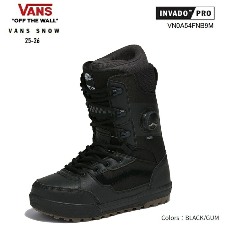 楽天市場】 VANS SNOW 25-26 INVADO PRO インバードプロ カラー:BLACK 