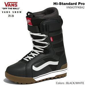 VANS SNOW 25-26 Hi-Standard Pro nCX^_[hv J[:BLACK/WHITE VANS SNOWBOARD BOOTS oY@Xm[{[hu[c@VANS {Ki ۏ؏t 2026