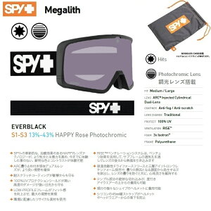 y\񏤕iz SPY GOGGLE XpC@Megalith KX Photochromic Y HD+ HAPPY LENS 25-26 2026 {Kiy  z SPY GOGGLE XpC S[O SNOWBOARD SKI SNOWBOARD XL[ Xm[{[h