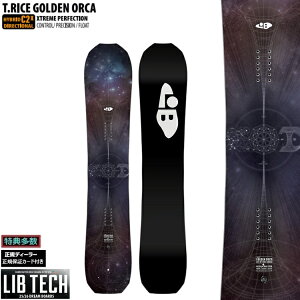 y\񏤕izLIBTECH SNOWBOARD 25]26@T.RICE GOLDEN ORCA@uebN @Xm[{[h@S[fIJ@grXCX @ S@`[@2026