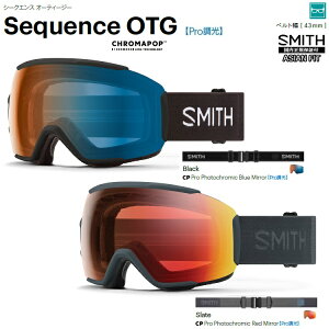 SMITH SNOW GOGGLE/X~X@S[O@Sequence OTG@Pro Photochromicyvz@N}|bv 2026 {Kiyz25]26 AWAtBbg