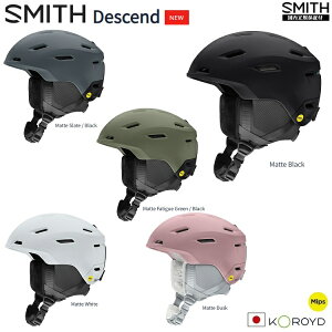 SMITH/ Descend MIPS HELMET 25‐26 スミス ミップス コロイド アジアンフィット【2026モデル】日本正規品【送料無料】スキー スノーボード用