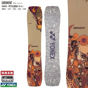 YONEX SNOWBOARD GROWENT 25]26 Og@lbNX Xm[{[h @OEGg@ ŋT@S@`[@2026 Ki@ۏ؏t