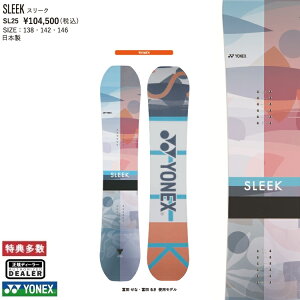 YONEX SNOWBOARD 25]26 SLEEK@lbNX Xm[{[h@X[N@ ŋT@S@`[@2026 Ki@ۏ؏t