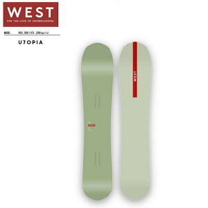West Snowboarding SNOWBOARD EGXg Xm[{[h UTOPIA SABEAMʉi @2026 Ki@ۏ؏t