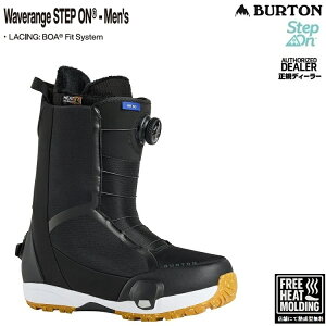 BURTON Men's Waverange Step On Snowboard Wide BootsiBlackjo[g@EFCuW@Chu[cySz2026 Ki@ۏؕt@/@25]26yM^z