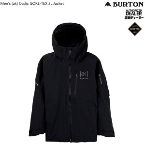 BURTON/o[g@AK 2L Cyclic Snowboard Jacket/@iJ[FBLACK jG[P[@VNbNWPbg@GORE-TEX /25-26SAebNX/GOREhEFA@2026@o[gWpKiyCt^Ce