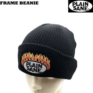 PLAINSANE FRAME BEANIE iBLACK)v[Z@r[j[@ jbgLbv jbgX [֑ΉIҖ]̕uhI