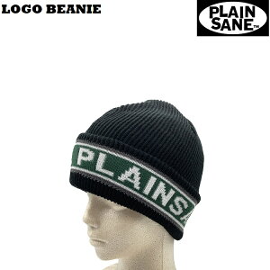 PLAINSANE LOGO BEANIE iBLACK/FORESTGREEN)v[Z@r[j[@ jbgLbv jbgX [֑ΉIҖ]̕uhI