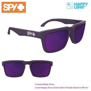 ��SPY OPTIC �X�p�C �y HELM �w���� �zHAPPY LENS�y Matte Plum-Happy Gray Green Dark Purple Spectra Mirror �z�n�b�s�[�����Y�@���������I�I�X�p�C�T���O���X���K�i happylens