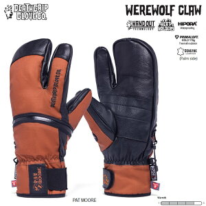 DEATHGRIP GLOVE CO�@�f�X�O���b�v�O���[�u 26-27 / Werewolf Claw�@�J���[: Pat Moore / �p�b�g���[�A�@�V�O�l�`���[�@HAND OUT �n���h�A�E�g�@���U�[�@�X�m�[�{�[�h�O���[�u�@�h���O���[�u �{�[�h�O���[�u