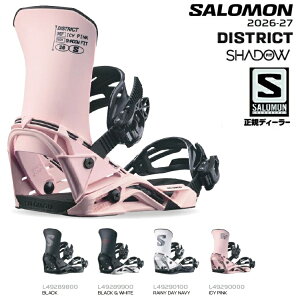 SALOMON 26-27 DISTRICT�@BINDING�@/ �T�������@�f�B�X�g���N�g�@SHADOW FIT �V���h�[�t�B�b�g�@BINDING �o�C���f�B���O�@ 2027 SALOMON���{���K�i�@�ۏ؏��t�@�@�@���������I