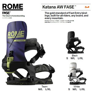 ROME BINDING 26-27 KATANA AW FASE ���[�� �J�^�i �t�F�[�Y�@�t�@�X�g�G���g���[�V�X�e�� ���{���K�i 26/27 2027 �y2026�N10�����ח\��z