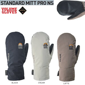 VOLUME/�{�����[�� GLOVES Standard Mitt Pro NS GORE-TEX/�S�A�e�b�N�X�@�X�^���_�[�h�~�b�g�@�v���@2027 ���������@���H�����[�� /�X�m�[�{�[�h�O���[�u/�h���O���[�u/26-27�y�\�񏤕i2026�N11���[�i�z