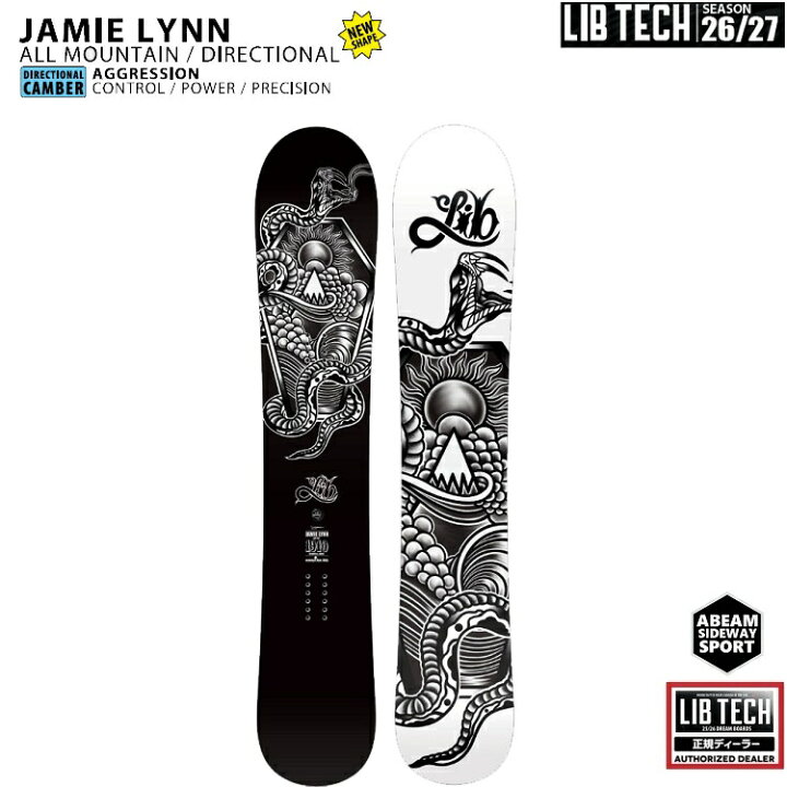 楽天市場】LIBTECH SNOWBOARD 26-27 JAMIE LYNN リブテック 